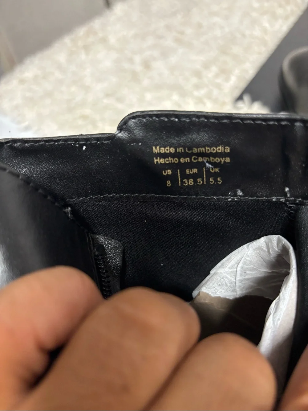 Aldo Black Ankle Booties with Silver Buckle Accent